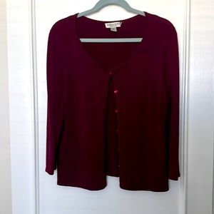 Due per due Garnet Cardigan Sweater Medium
